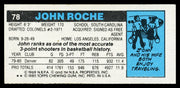 John Roche Autographed 1980-81 Topps Card #78 Denver Nuggets SKU #259769