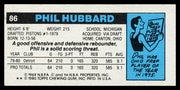 Phil Hubbard Autographed 1980-81 Topps Card #86 Detroit Pistons SKU #259776