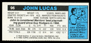 John Lucas Autographed 1980-81 Topps Card #96 Golden State Warriors SKU #259782