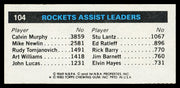Allen Leavell Autographed 1980-81 Topps Card #104 Houston Rockets SKU #259786