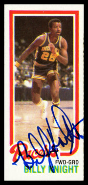 Billy Knight Autographed 1980-81 Topps Card #120 Indiana Pacers SKU #259793