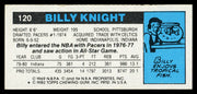 Billy Knight Autographed 1980-81 Topps Card #120 Indiana Pacers SKU #259793
