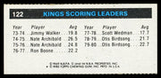 Otis Birdsong Autographed 1980-81 Topps Card #122 Kansas City Kings SKU #259796