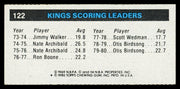 Otis Birdsong Autographed 1980-81 Topps Card #122 Kansas City Kings SKU #259797