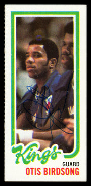 Otis Birdsong Autographed 1980-81 Topps Card #125 Kansas City Kings SKU #259799