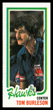 Tom Burleson Autographed 1980-81 Topps Card #126 Kansas City Kings SKU #259802
