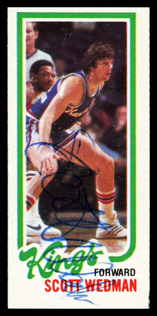 Scott Wedman Autographed 1980-81 Topps Card #131 Kansas City Kings SKU #259806