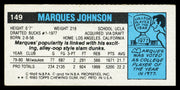 Marques Johnson Autographed 1980-81 Topps Card #149 Milwaukee Bucks SKU #259810