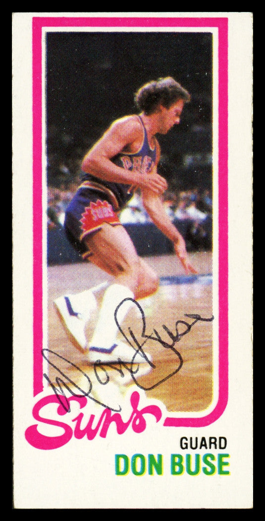 Don Buse Autographed 1980-81 Topps Card #190 Phoenix Suns SKU #259825
