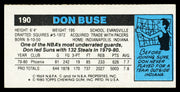 Don Buse Autographed 1980-81 Topps Card #190 Phoenix Suns SKU #259825