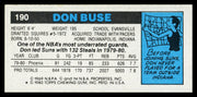 Don Buse Autographed 1980-81 Topps Card #190 Phoenix Suns SKU #259826