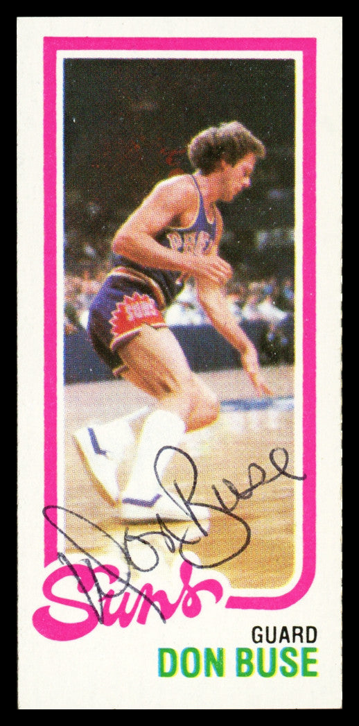 Don Buse Autographed 1980-81 Topps Card #190 Phoenix Suns SKU #259827