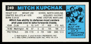 Mitch Kupchak Autographed 1980-81 Topps Card #249 Washington Bullets SKU #259838