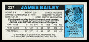 James Bailey Autographed 1980-81 Topps Card #227 Seattle Supersonics SKU #259842