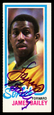 James Bailey Autographed 1980-81 Topps Card #227 Seattle Supersonics SKU #259843