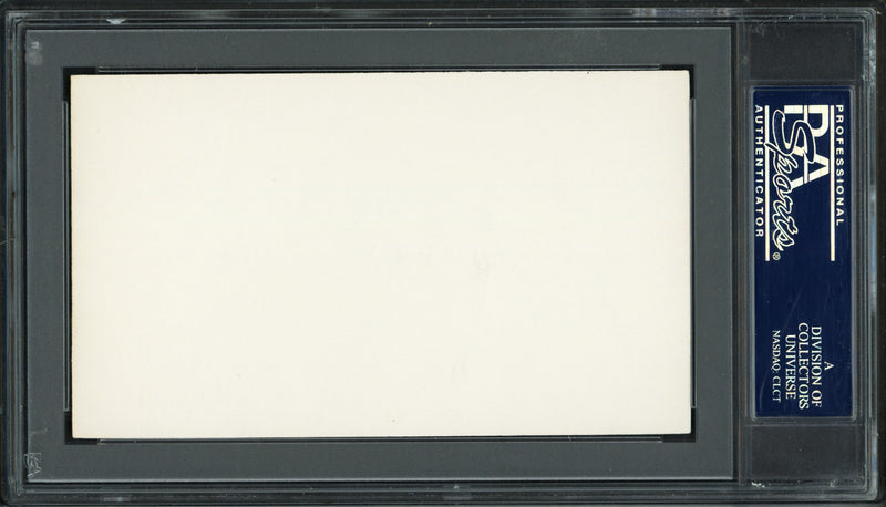 Mickey Mantle Autographed 3x5 Index Card New York Yankees PSA/DNA #83857180