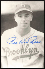 Pee Wee Reese Autographed 3.5x5.5 Postcard Brooklyn Dodgers SKU #260134