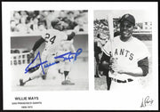 Willie Mays Autographed 5x7 Photo San Francisco Giants SKU #260137