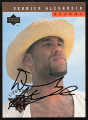 Derrick Alexander Autographed 1994 Upper Deck Rookie Card #3 Cleveland Browns SKU #260196