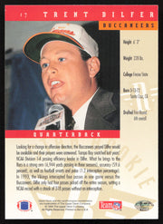 Trent Dilfer Autographed 1994 Upper Deck Rookie Card #17 Tampa Bay Buccaneers SKU #260199