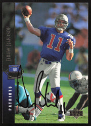 Drew Bledsoe Autographed 1994 Upper Deck Card #168 New England Patriots SKU #260206