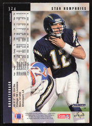 Stan Humphries Autographed 1994 Upper Deck Card #324 San Diego Chargers SKU #260212