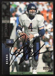 Jim Harbaugh Autographed 1994 Upper Deck Card #109 Chicago Bears SKU #260219