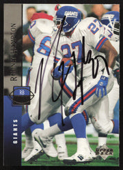 Rodney Hampton Autographed 1994 Upper Deck Card #230 New York Giants SKU #260220