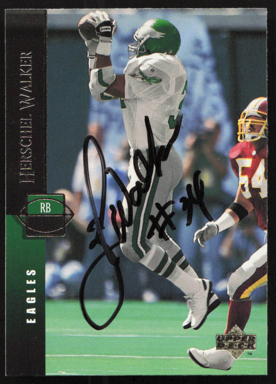 Herschel Walker Autographed 1994 Upper Deck Card #262 Philadelphia Eagles SKU #260222