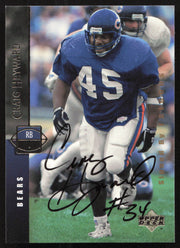 Craig Heyward Autographed 1994 Upper Deck Card #62 Chicago Bears SKU #260226