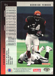 Derrick Fenner Autographed 1994 Upper Deck Card #65 Cincinnati Bengals SKU #260227