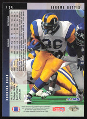 Jerome Bettis Autographed 1994 Upper Deck Card #135 Pittsburgh Steelers SKU #260228