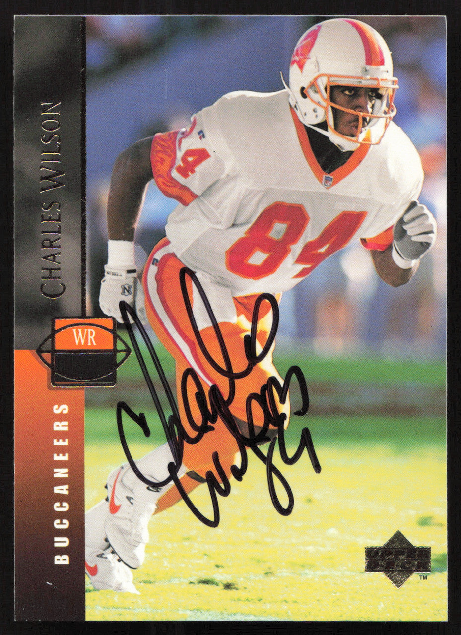 Charles Wilson Autographed 1994 Upper Deck Card #207 Tampa Bay Buccaneers SKU #260232