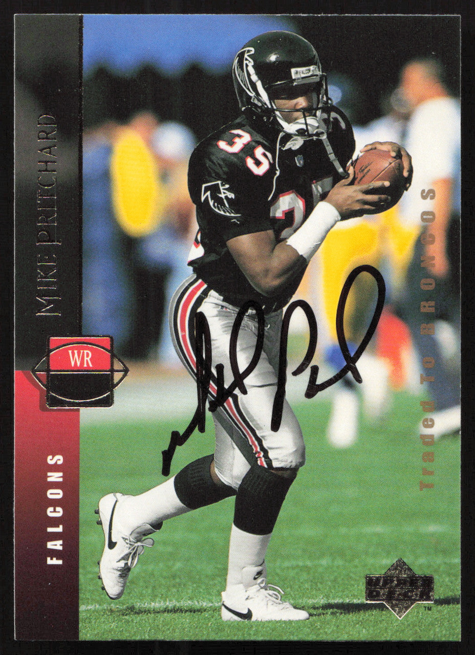 Mike Pritchard Autographed 1994 Upper Deck Card #107 Atlanta Falcons SKU #260233