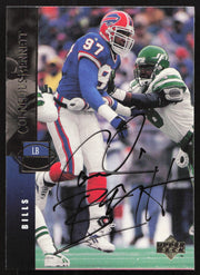Cornelius Bennett Autographed 1994 Upper Deck Card #89 Buffalo Bills SKU #260241