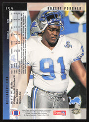 Robert Porcher Autographed 1994 Upper Deck Card #159 Detroit Lions SKU #260243