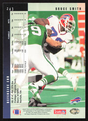 Bruce Smith Autographed 1994 Upper Deck Card #243 Buffalo Bills SKU #260245