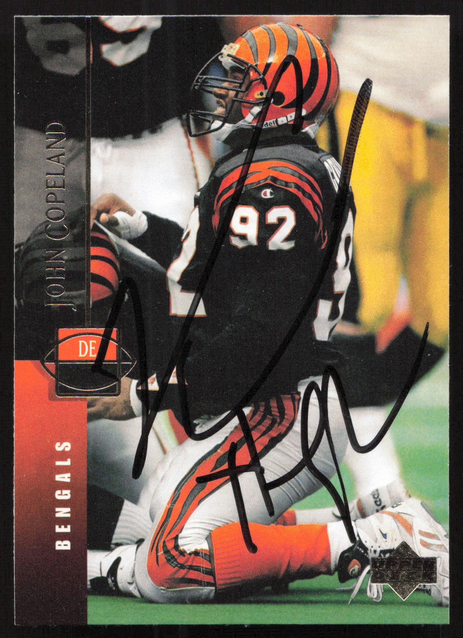 John Copeland Autographed 1994 Upper Deck Card #300 Cincinnati Bengals SKU #260246