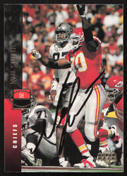 Neil Smith Autographed 1994 Upper Deck Card #283 Kansas City Chiefs SKU #260250