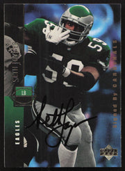 Seth Joyner Autographed 1994 Upper Deck Card #82 Philadelphia Eagles SKU #260251