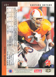 Santana Dotson Autographed 1994 Upper Deck Card #267 Tampa Bay Buccaneers SKU #260253
