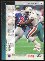 Louis Oliver Autographed 1994 Upper Deck Card #91 Miami Dolphins SKU #260265