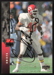 David Whitmore Autographed 1994 Upper Deck Card #110 Kansas City Chiefs SKU #260266