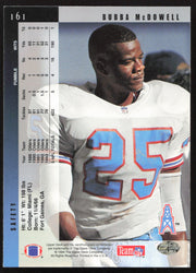 Bubba McDowell Autographed 1994 Upper Deck Card #161 Houston Oilers SKU #260272
