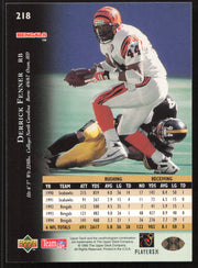 Derrick Fenner Autographed 1995 Upper Deck Card #218 Cincinnati Bengals SKU #260295