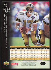 Jim Everett Autographed 1995 Upper Deck Card #69 New Orleans Saints SKU #260297
