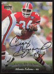Craig Heyward Autographed 1995 Upper Deck Card #238 Atlanta Falcons SKU #260300
