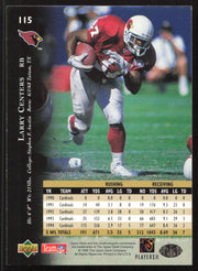 Larry Centers Autographed 1995 Upper Deck Card #115 Arizona Cardinals SKU #260302
