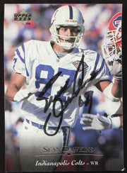 Sean Dawkins Autographed 1995 Upper Deck Card #46 Indianapolis Colts SKU #260316