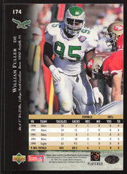William Fuller Autographed 1995 Upper Deck Card #174 Philadelphia Eagles SKU #260323